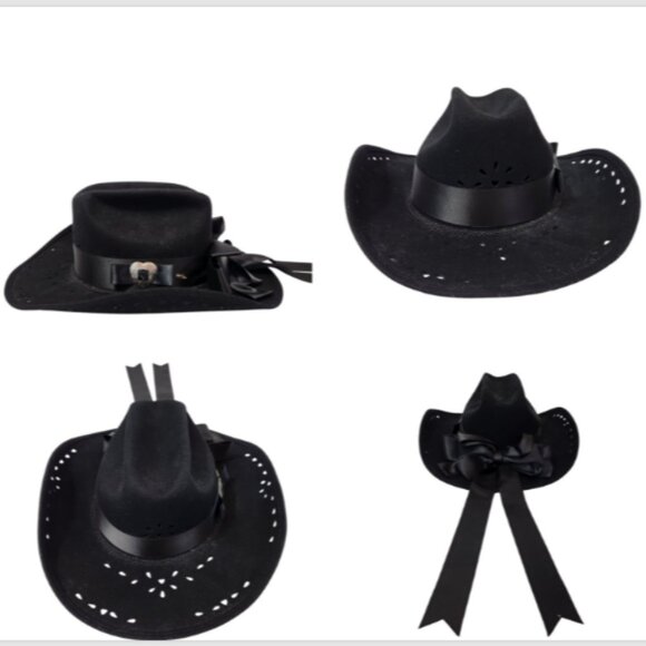 Chapeau Western Cowboy 100% Laine - Nancy Hughes Hat Co. - Fabriqué Aux USA - NEUF Avec étiquettes